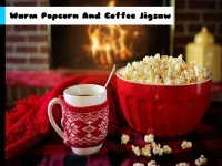 Warm Popcorn And Coffee Jigsaw image