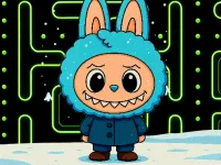 Winter Labubu Pacman Adventure