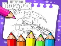 Fortnite Coloring Book Game image