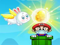 Flying easter bunny2 image