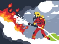 Fire Fighters Jigsaw image