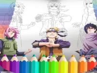 Naruto Shippuden Coloring Book: draw Book Ninja image
