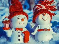 Snowman Couples image