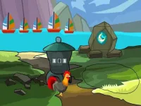 Rooster Hen Escape image