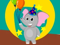 Funny Elephant Style Jigsaw image