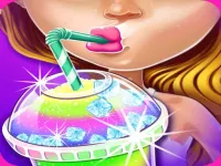 Ice Slushy Maker Rainbow Desserts game online image