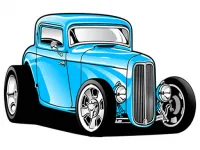 Hot Rod Coloring image