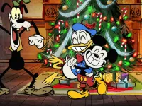 Preparing Mickey For Christmas Match 3 image