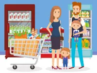 Happy Shopping Jigsaw image