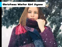 Christmas Winter Girl Jigsaw image