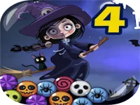 Bubble Shooter Funny Halloween Paper Fold image