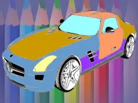 Muscle Cars Coloring image