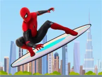 Spiderman Skateboarding image