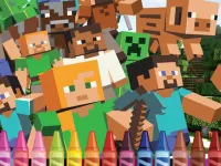 4GameGround - Minecraft Coloring image