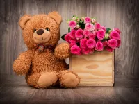 Cute Teddy Bears Puzzle image