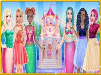Princess &amp; Mermaid Doll House Decorating image