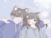 Cute Anime Couple image