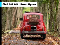 Fiat 500 Old Timer Jigsaw image