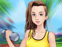 Fitness Girls Dress Up Game for Girl image