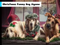 Christmas Funny Dog Jigsaw image