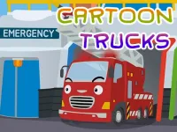 Cartoon Trucks Jigsaw image