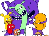 Cute Little Monsters Jigsaw image