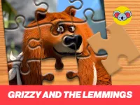 Grizzy and the lemmings Jigsaw Puzzle Planet image