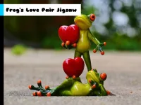 Frog's Love Pair Jigsaw image