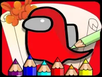 Coloring Book For Amoung Us image