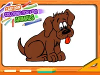 Cartoon Coloring Book for Kids - Animals image