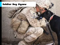 Soldier Dog Jigsaw image
