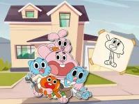 World Of Gumball Coloring Game image