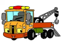 Tow Trucks Coloring image