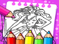 Barbie Coloring Book image