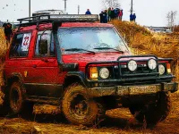 Dirty Off-Road Vehicles Jigsaw image