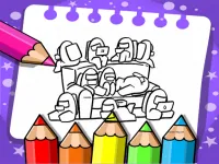 Coloring Book for Among Us image