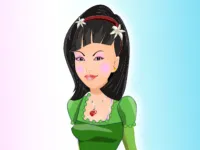Asian Girl Dress Up image