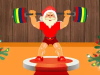 Santa Weightlifter image