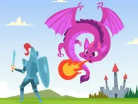 Knight War Coloring image