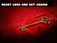 HEART LOCK AND KEY JIGSAW image