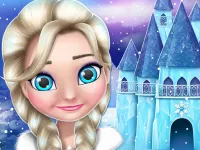 Ice Princess Doll House Design and Decoration Game image