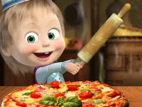 Masha And The Bear Pizzeria Game image