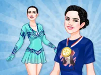 Young Figure Skaters Ellie and Jenny image