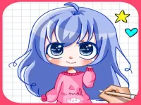 coloring book anime girls and boys - Play Game image