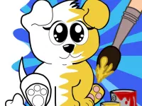 coloring and painting book image