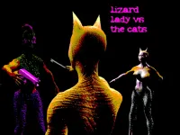 Lizard Lady vs the Cats image