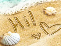 Draw Write on Sand image