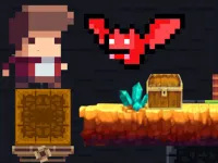 Tiny Man And Red Bat image