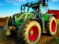 Farming Tractor Puzzle image