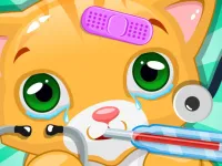 Little Cat Doctor Pet Vet Game image
